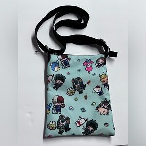 My Hero Academia X Hello Kitty And Friends Crossbody Bag New